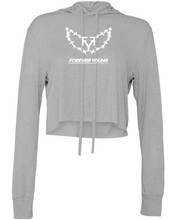 Load image into Gallery viewer, **PRE-ORDER** Long Sleeve Cropped Hoodie T-Shirt
